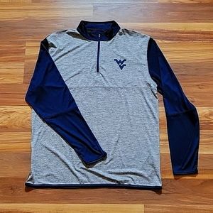 Mens Quarter Zip West Virginia Pullover.  NWOT.  Large
